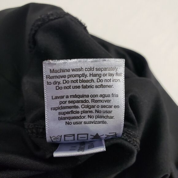 Reebok Womens Pants Size Small Cropped Capri Leggings Stretch Workout Black - Picture 9 of 11